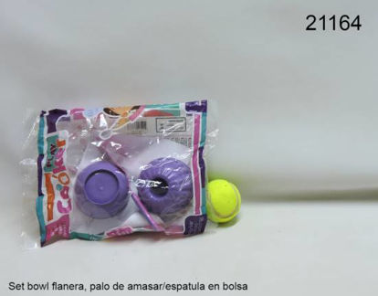 Imagen de SET DE BOWL FLANERA PALO DE AMASAR/ESPATULA EN BOLSA 12.23